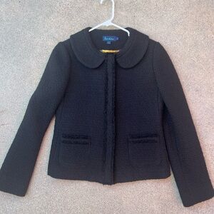 Boden Black Jacket with vibrant  Saffron Gold Lining